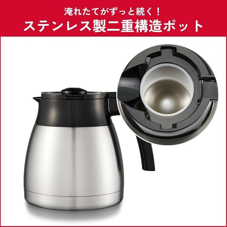 Amazon | メリタ(Melitta) コーヒーメーカー イージー トップ サーモ